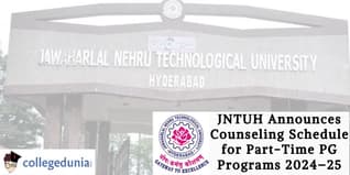 JNTUH Announces Counseling Schedule for Part-Time PG Programs 2024–25
